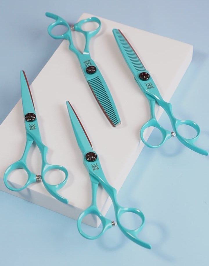  Nova - Kéo cắt tóc CY - Cyan Blue 