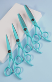  Nova - Kéo cắt tóc CY - Cyan Blue 