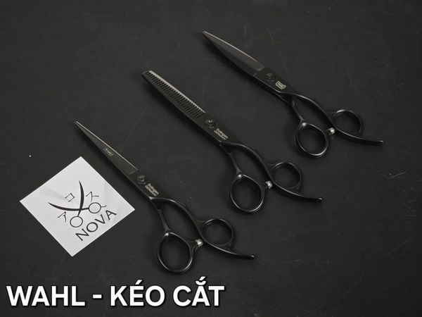  WAHL - Kéo cắt tóc đen 