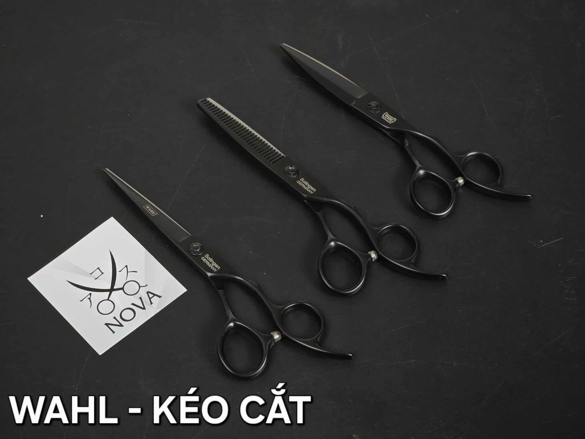  WAHL - Kéo cắt tóc đen 