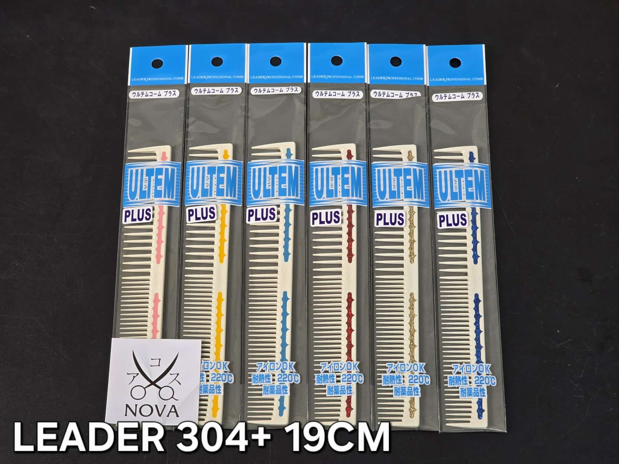  LEADER Ultem Plus 304 – Medium/Wide Cutting Comb 
