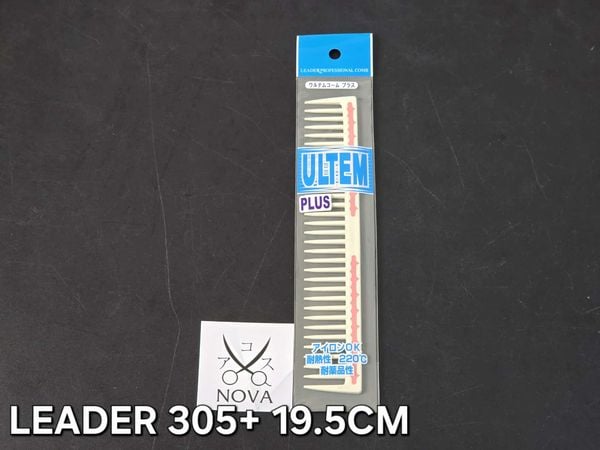  LEADER Ultem Plus 305 – Even Wide Tooth Comb 