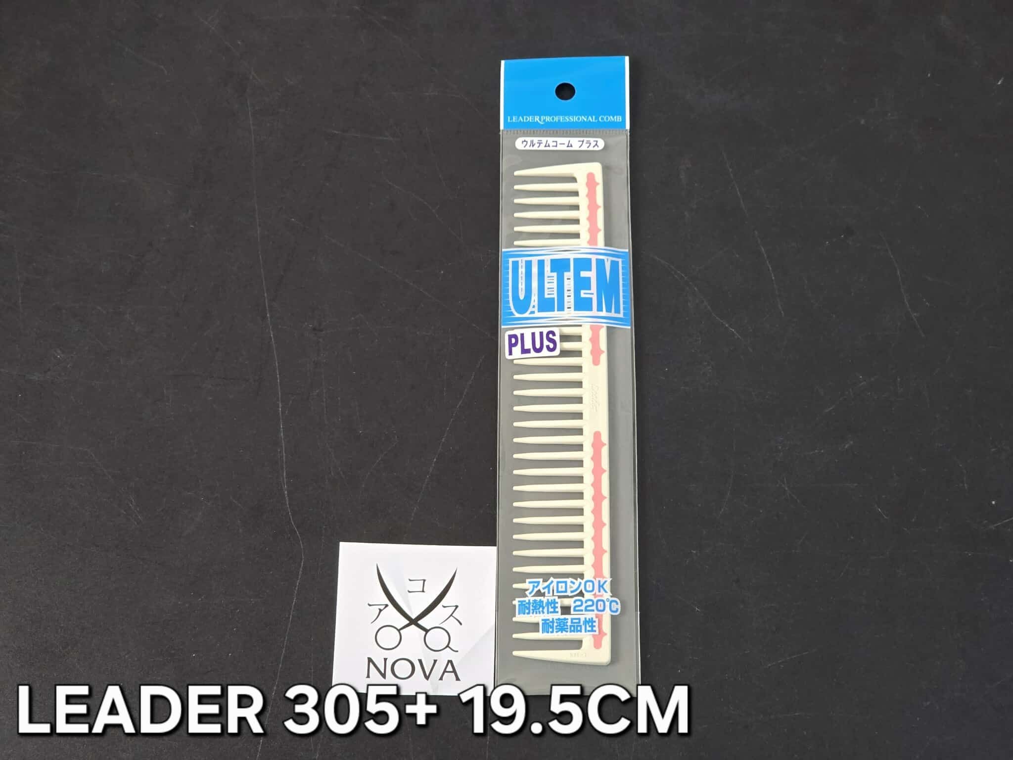  LEADER Ultem Plus 305 – Even Wide Tooth Comb 