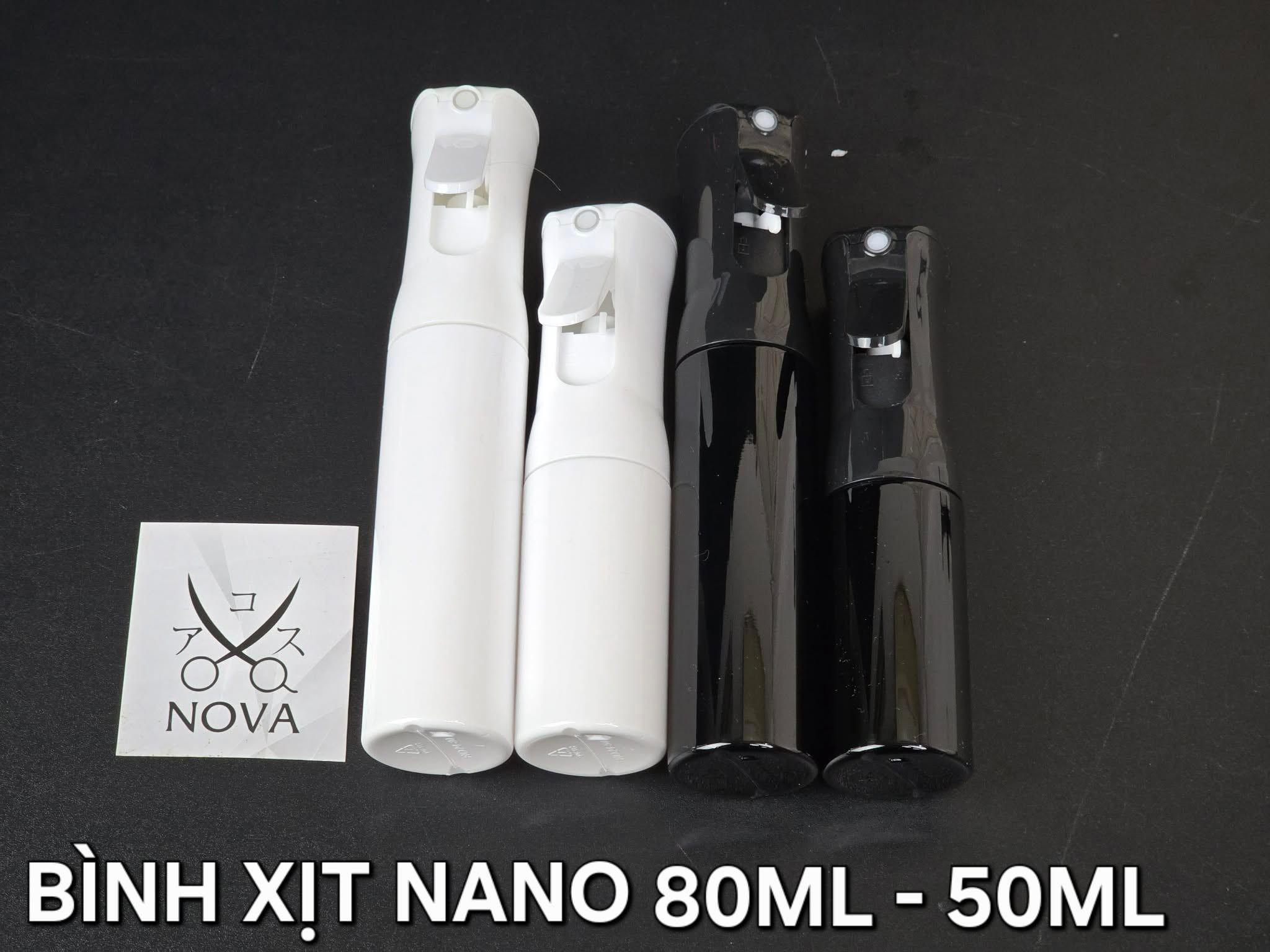  Bình xịt nano - mini 80ml và 50ml 