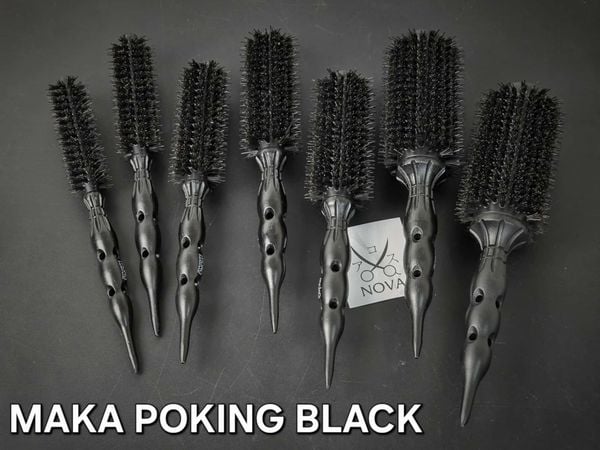  Matsukaze - Lô sấy Maka Iron Ceramic Poking Black 