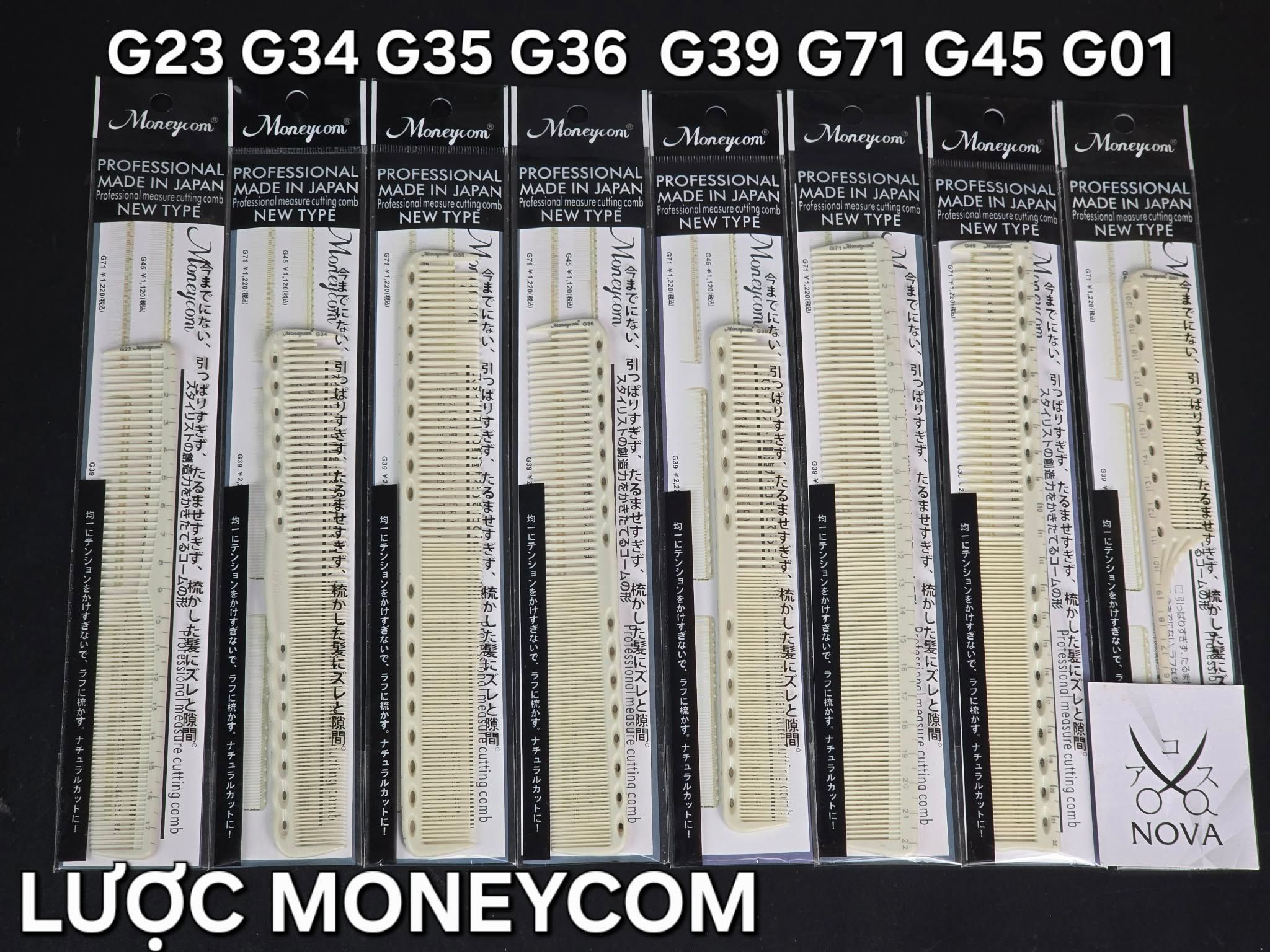  Lược Moneycom - Lược cắt tóc nữ 
