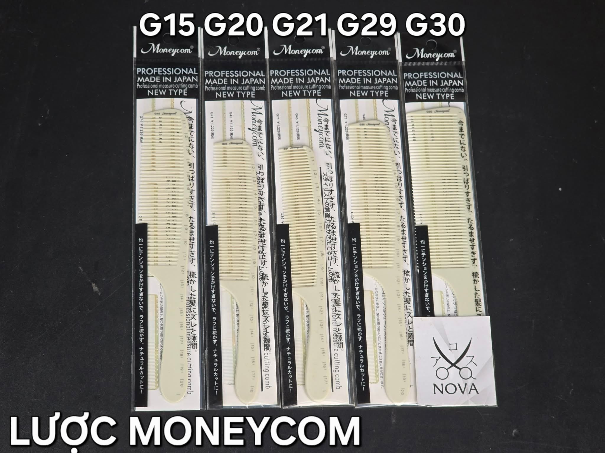  Lược Moneycom - Lược cắt tóc nam 