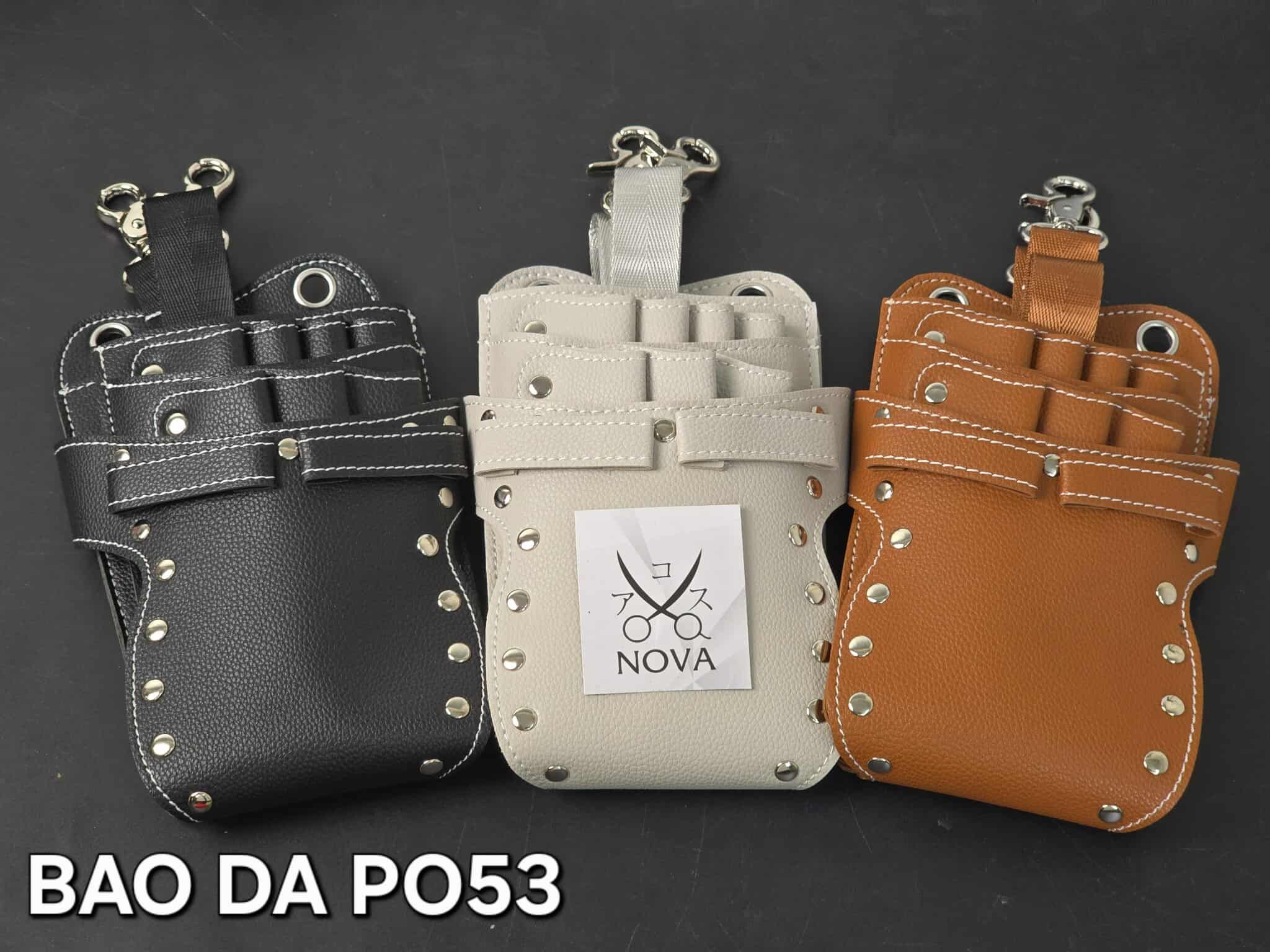 Bao kéo đeo chéo chất liệu da PO53 
