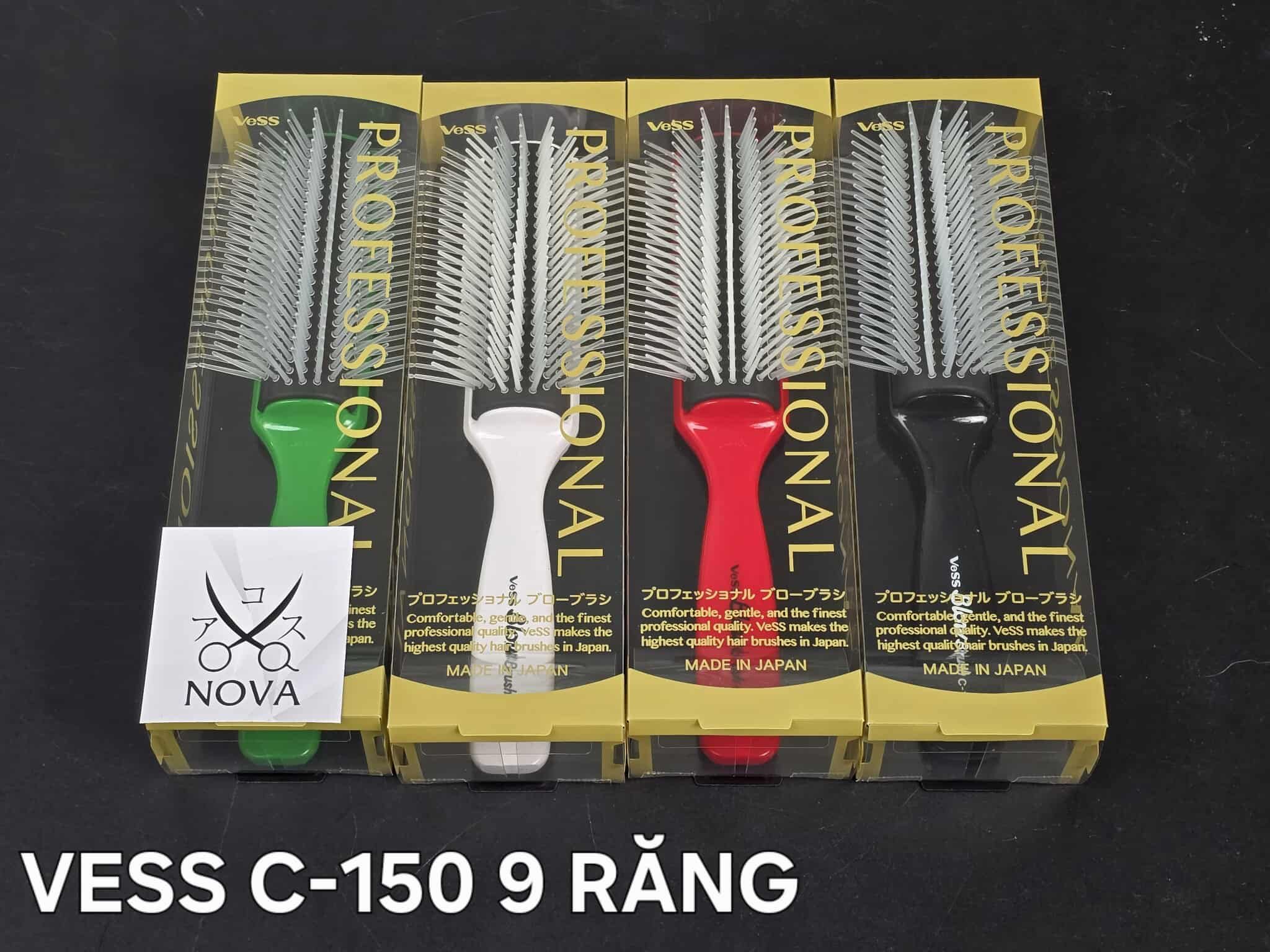  Vess - Lược bán nguyệt 9 răng - C150 