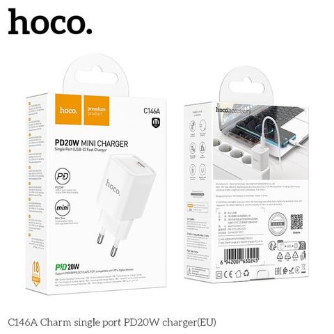 Củ sạc nhanh Hoco C146A 20w