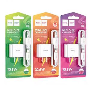 Bộ củ cáp Hoco C106 cho Iphone - Micro - TypeC