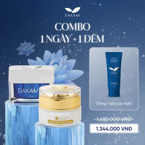  COMBO NGÀY ĐÊM DƯỠNG SÁNG - MỜ NÁM 