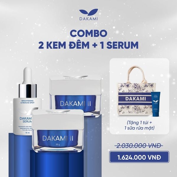  MỜ THÂM NÁM & PHỤC HỒI TRẺ HOÁ DA TOÀN DIỆN 