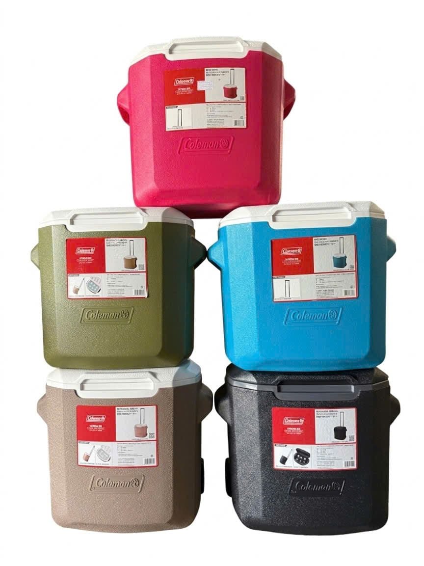  Thùng Coleman giữ lạnh 200010028-26L -Tay kéo -  Hồng   (7868) 