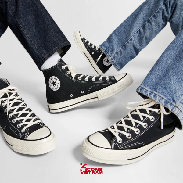 Giày Converse Chuck Taylor 1970 Black High Top 162050C