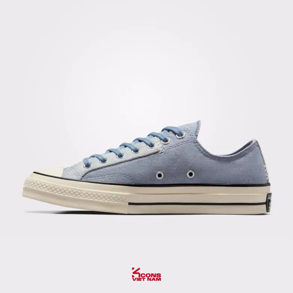 Deal Cuối, Chốt Nhanh! Giày Converse Chuck 70 Mix Material Shoes 'Thunder Daze' A06539C Low Top