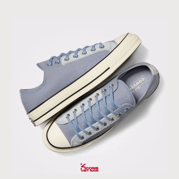 Deal Cuối, Chốt Nhanh! Giày Converse Chuck 70 Mix Material Shoes 'Thunder Daze' A06539C Low Top
