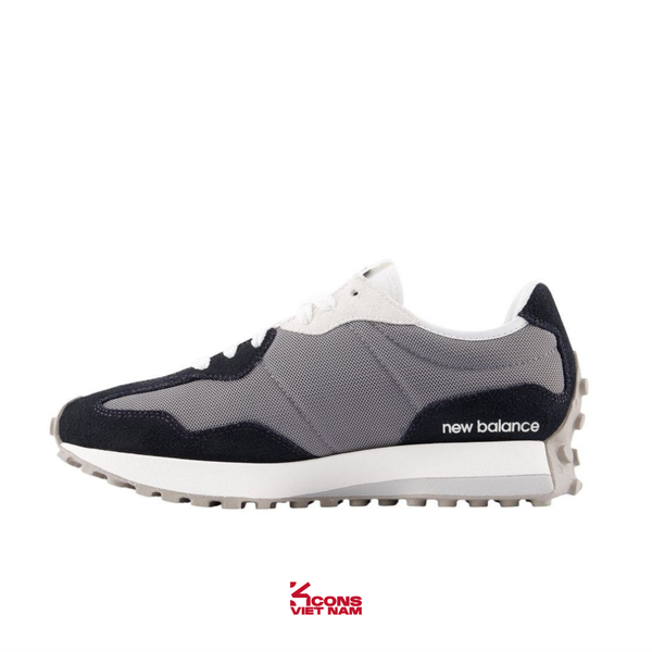Deal Cuối – Chốt Nhanh! Giày New Balance Lifestyle 327 Black Grey U327LNB Retro Phong Cách, Chất Liệu Cao Cấp