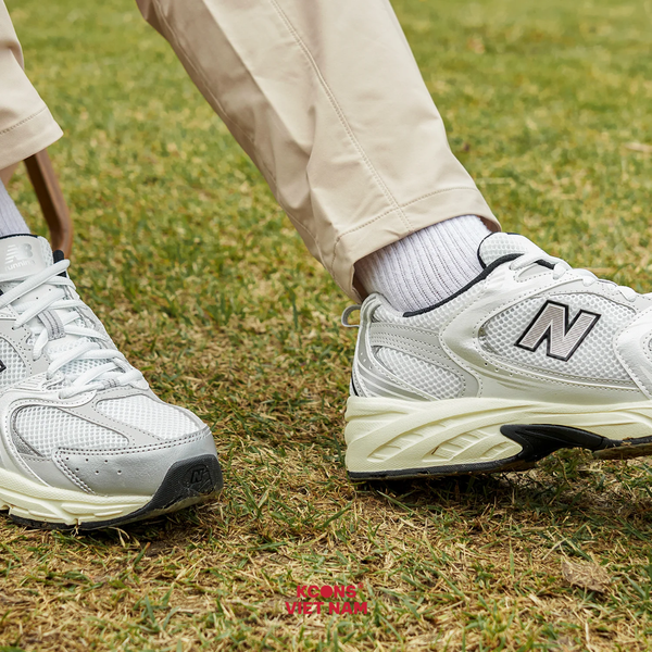 Giày New Balance 530 White Black MR530TA Sneaker Sport Giày Thể Thao Unisex ABZORB Cushioning Thoải Mái Tối Ưu