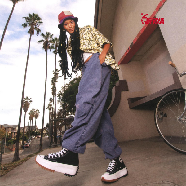 Giày Converse Run Star Hike Black High Top 166800C