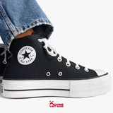 Deal Cuối, Chốt Nhanh! Giày Converse Chuck Taylor All Star Canvas Platform Black High Top 560845C