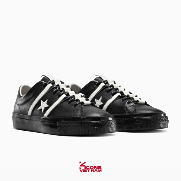 Giày Converse CONS One Star Academy Pro x Bobby Dekeyzer A12139C Black Leather