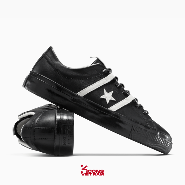 Giày Converse CONS One Star Academy Pro x Bobby Dekeyzer A12139C Black Leather
