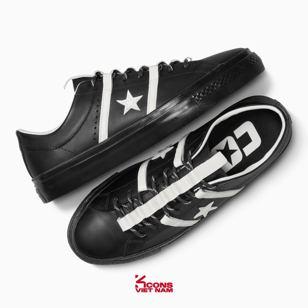 Giày Converse CONS One Star Academy Pro x Bobby Dekeyzer A12139C Black Leather