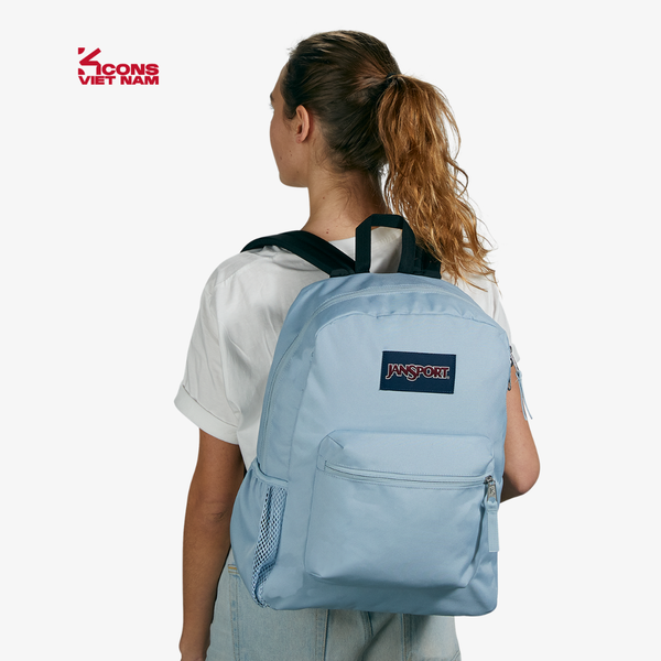 Balo JanSport Blue Dusk Cross Town Chính Hãng Unisex Đi Học, Đi Làm – JS0A47L-W7G7