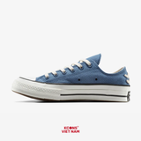 Deal Cuối – Chốt Nhanh! Giày Converse 1970s Crafted Laces A12558C Low Top Unisex Blue Jeans