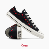 Deal Cuối – Chốt Nhanh! Giày Converse Chuck Taylor All Star Valentine's Day Black/ Red/ Egret A13651C ROSES