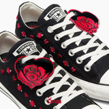 Deal Cuối – Chốt Nhanh! Giày Converse Chuck Taylor All Star Valentine's Day Black/ Red/ Egret A13651C ROSES
