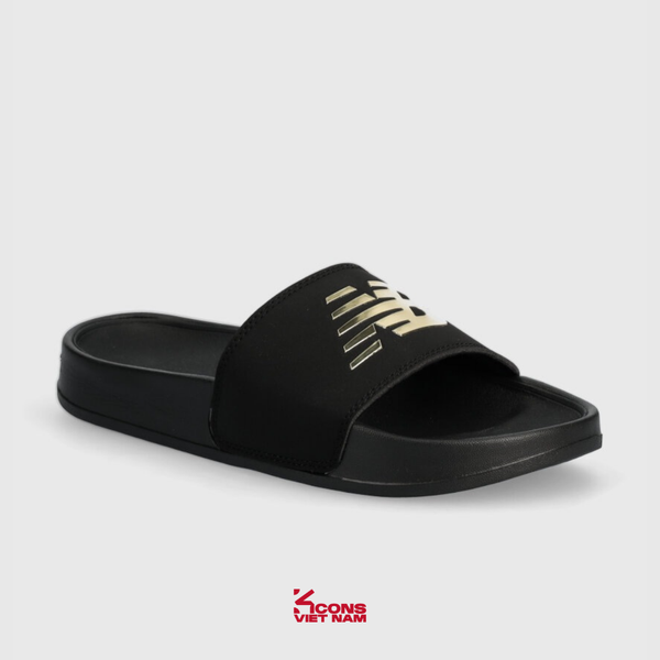 Deal Cuối – Chốt Nhanh! Dép New Balance 200 Black SWM200K3 Slipper Dép Đế Bằng Unisex