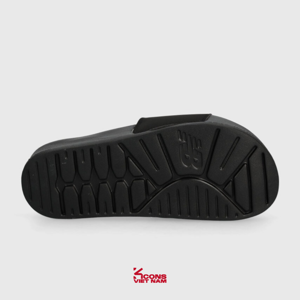 Deal Cuối – Chốt Nhanh! Dép New Balance 200 Black SWM200K3 Slipper Dép Đế Bằng Unisex