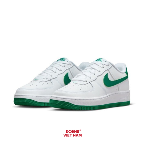 🔥Deal Cuối, Chốt Nhanh! Giày Nike Air Force 1 Low Malachite FV5948-103 Classic Never Goes Out of Style AF1 White Leather Green Older Kids