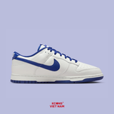 Giày Nike Dunk Low Summit White Deep Royal Blue Leather HF5441-117