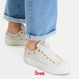 Giày Converse Chuck Taylor All Star Lift Heathered Glam Unisex Egret A17597C
