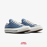 Deal Cuối – Chốt Nhanh! Giày Converse 1970s Crafted Laces A12558C Low Top Unisex Blue Jeans
