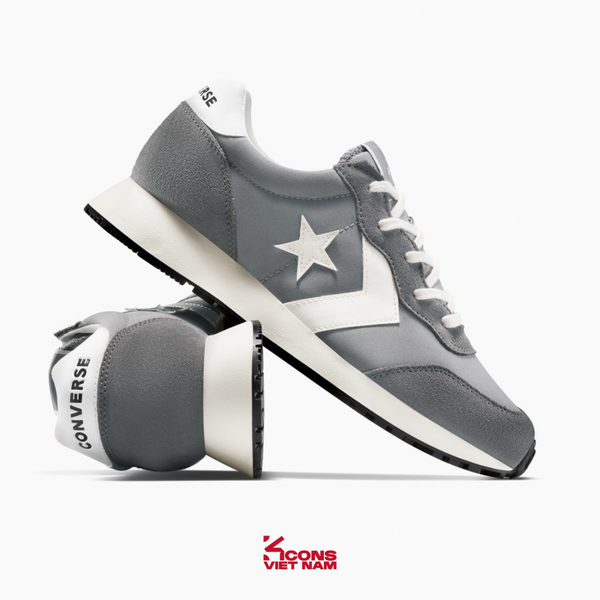 Deal Cuối, Chốt Nhanh! Giày Converse Omega Trainer Shark Skin A13470C Suede Canvas