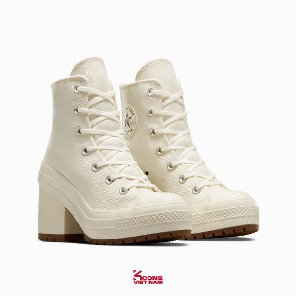 Deal Cuối – Chốt Nhanh! Giày Converse Chuck 70 High De Luxe Heel ‘Egret’ A05348C