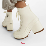 Deal Cuối – Chốt Nhanh! Giày Converse Chuck 70 High De Luxe Heel ‘Egret’ A05348C