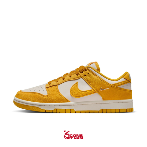 Giày Nike Dunk Low 'Dark Sulfur' IB4417-101 Suede Pale Ivory / Sail / Metallic Gold / Dark Sulphur