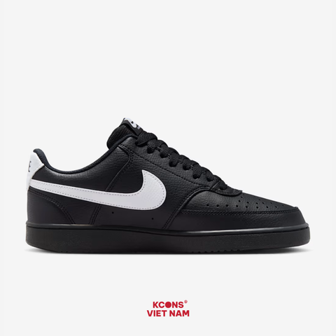 Giày Nike Court Vision Low Leather Black/ White FZ0630-010