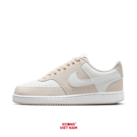 🔥Deal Cuối, Chốt Nhanh! Giày Nike Court Vision Low Leather IM1652-002 Phantom/ White