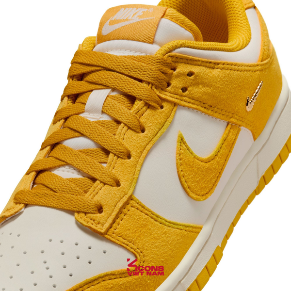 Deal Cuối - Chốt Nhanh! Giày Nike Dunk Low 'Dark Sulfur' IB4417-101 Suede Pale Ivory / Sail / Metallic Gold / Dark Sulphur