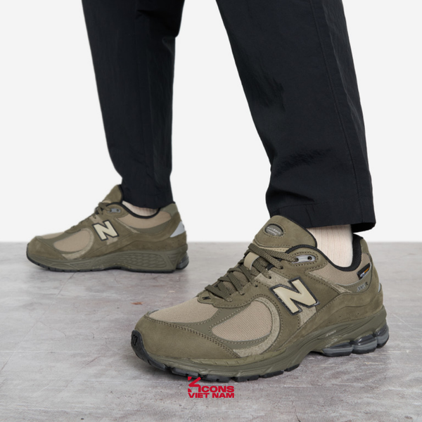 Deal Cuối – Chốt Nhanh! Giày NEW BALANCE 2002R CORDURA OLIVE M2002RPK Unisex Cordura Pack Chất Liệu Siêu Bền