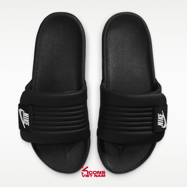 Deal Cuối - Chốt Nhanh! Dép Nike Thể Thao Offcourt Adjust Slide Black White DV1033-002
