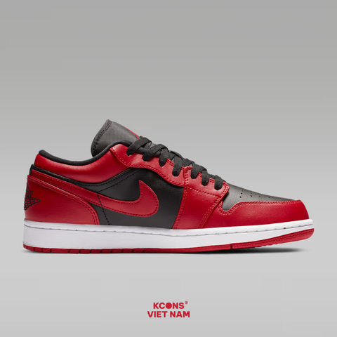 Giày Nike Air Jordan 1 Low Reverse Bred Leather 553558-606 Leather