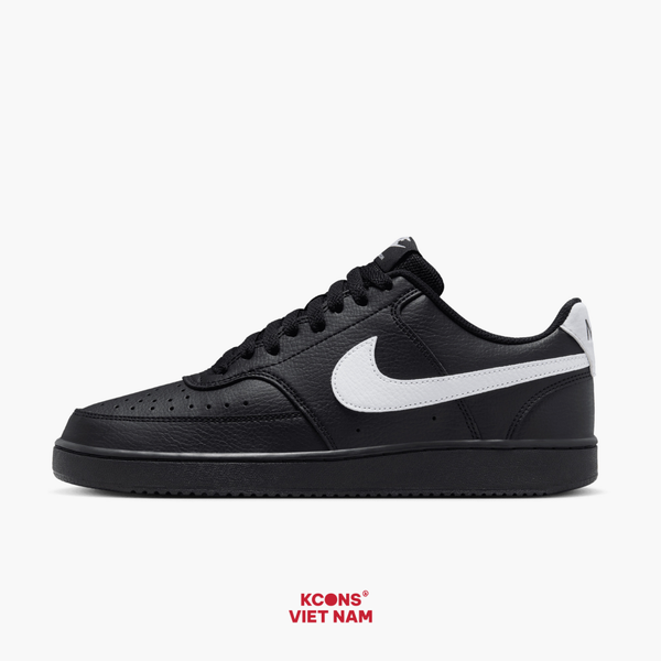 Giày Nike Court Vision Low Leather Black/ White FZ0630-010