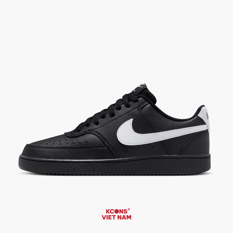 Giày Nike Court Vision Low Leather Black/ White FZ0630-010
